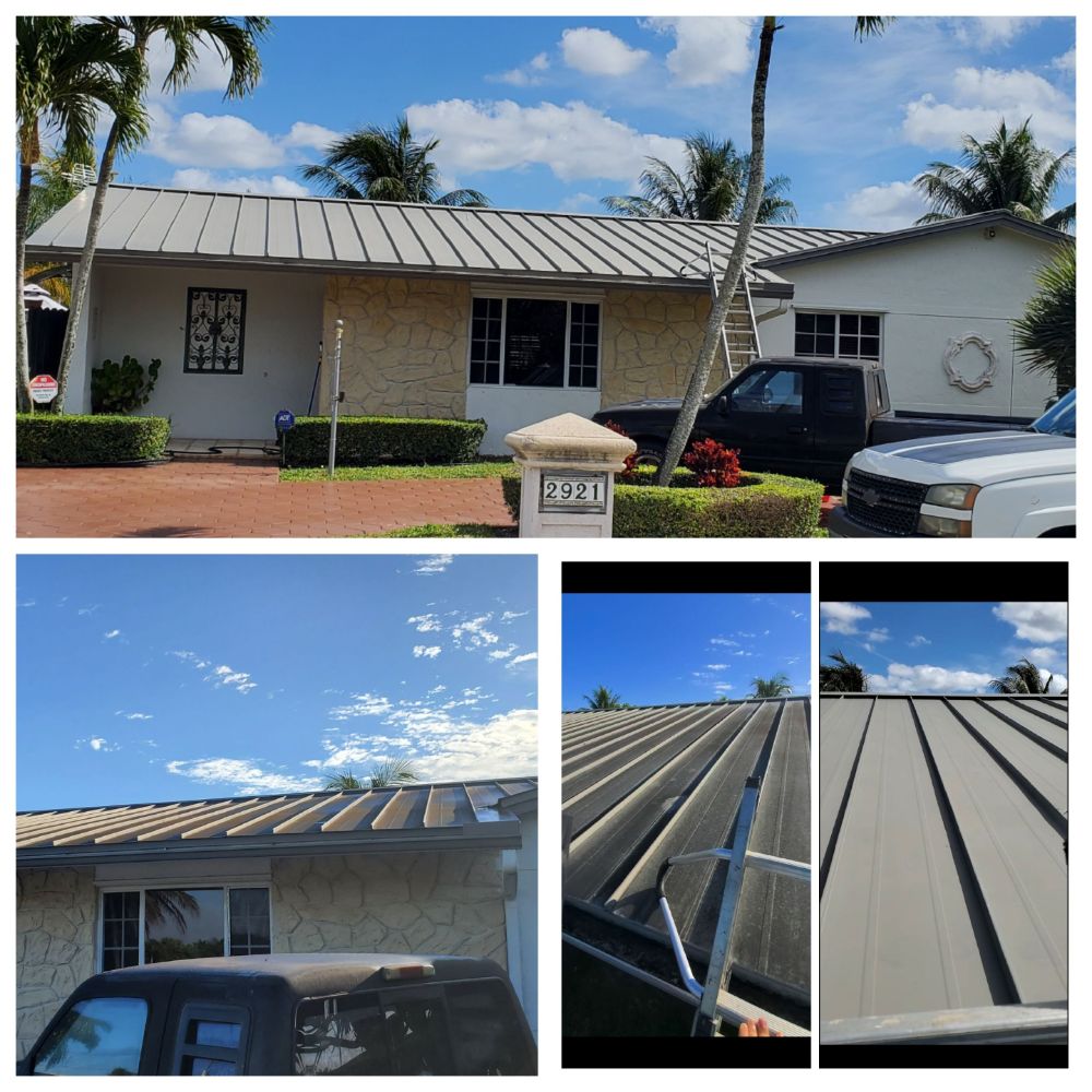 Metal Roof Cleaning in Miami, FL