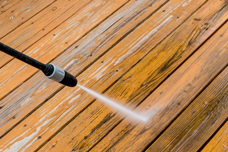 Deck cleaning