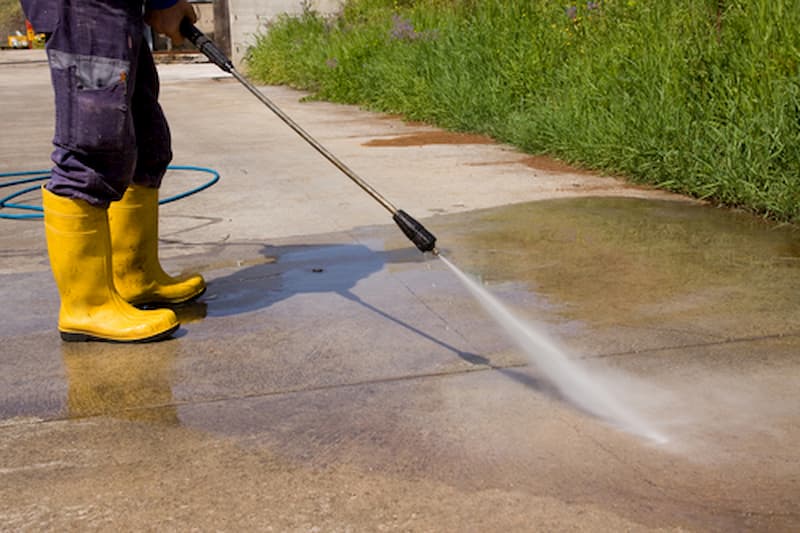 Can You Pressure Clean a Painted Driveway/walkway?